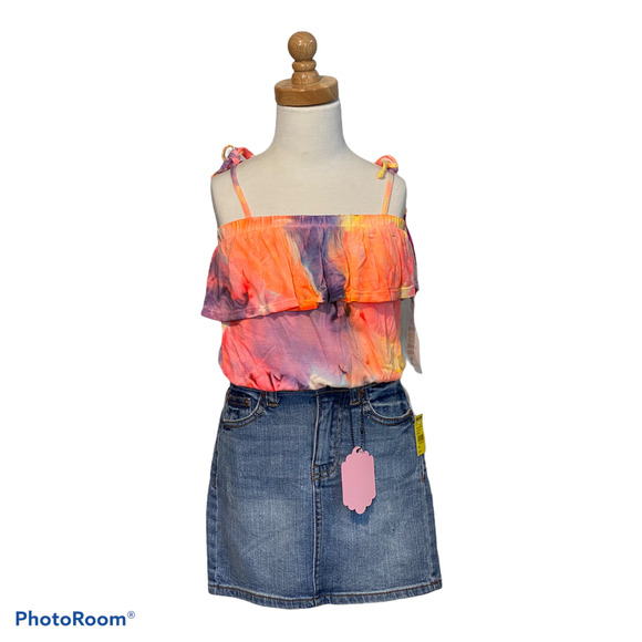 Almost Famous Other - Tillys Girls Almost Famous A-Line Demin Skirt